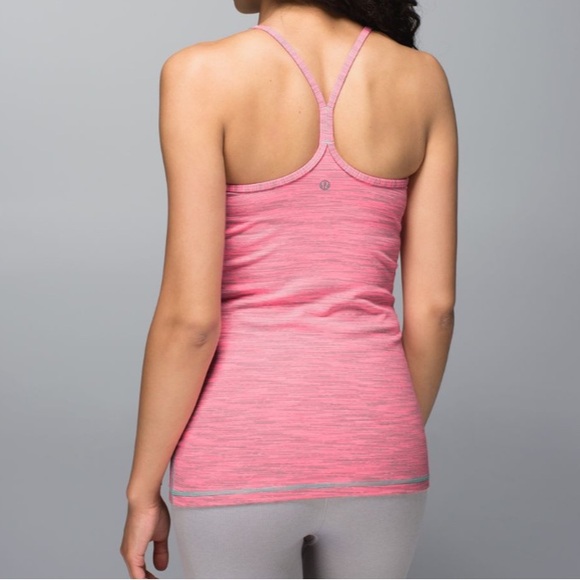lululemon athletica Tops - Lululemon Power Y Tank * Luon Wee Are From Space Neon Pink Opal